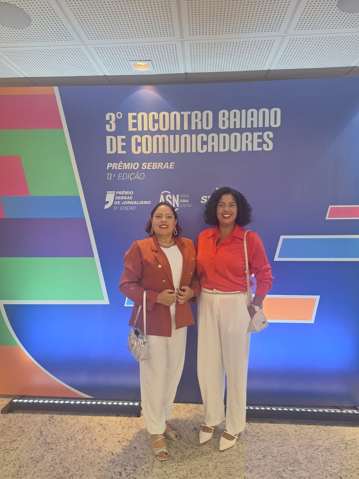 Nuzia Leite e Jemima Coelho no Prêmio Sebrae de Jornalismo